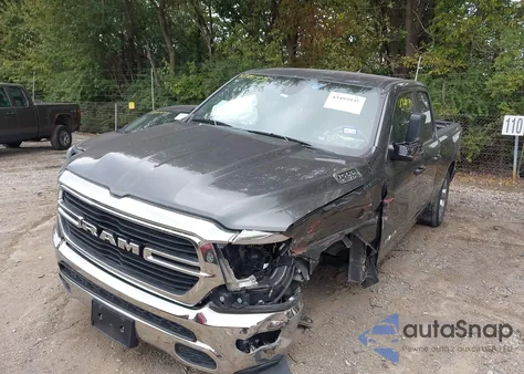 2021 Ram 1500 Lone Star 4X2 6'4 Box z USA, uszkodzony, nr VIN 1C6RREBT7MN821341